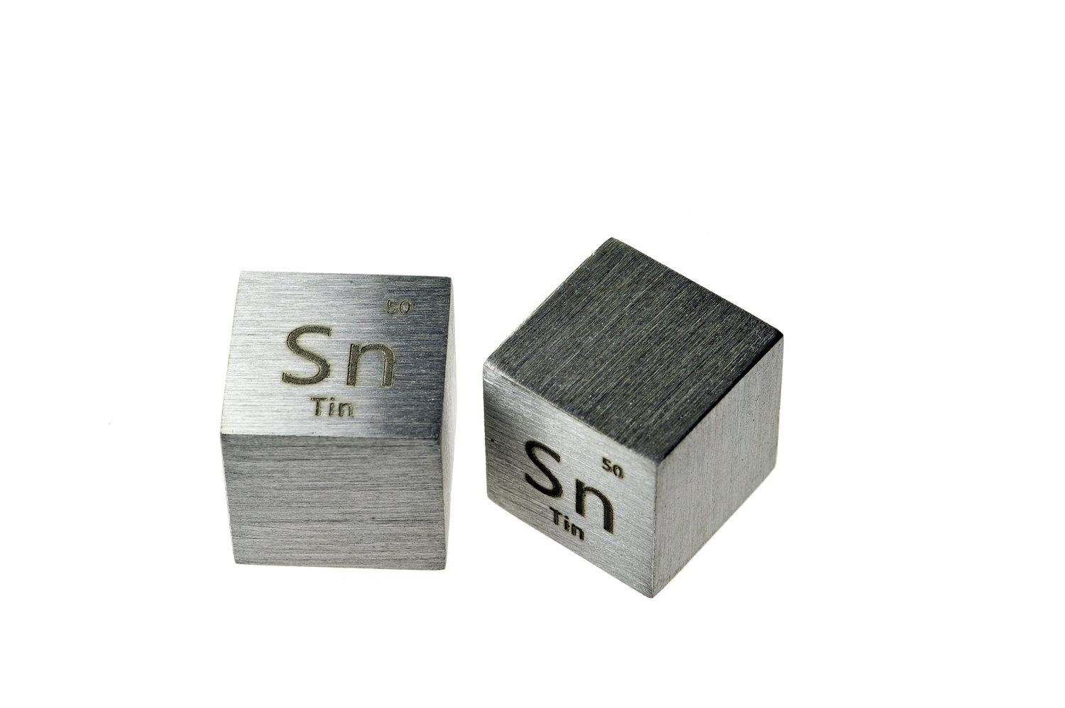 Tin Metal Cube 99.9% — Luciteria