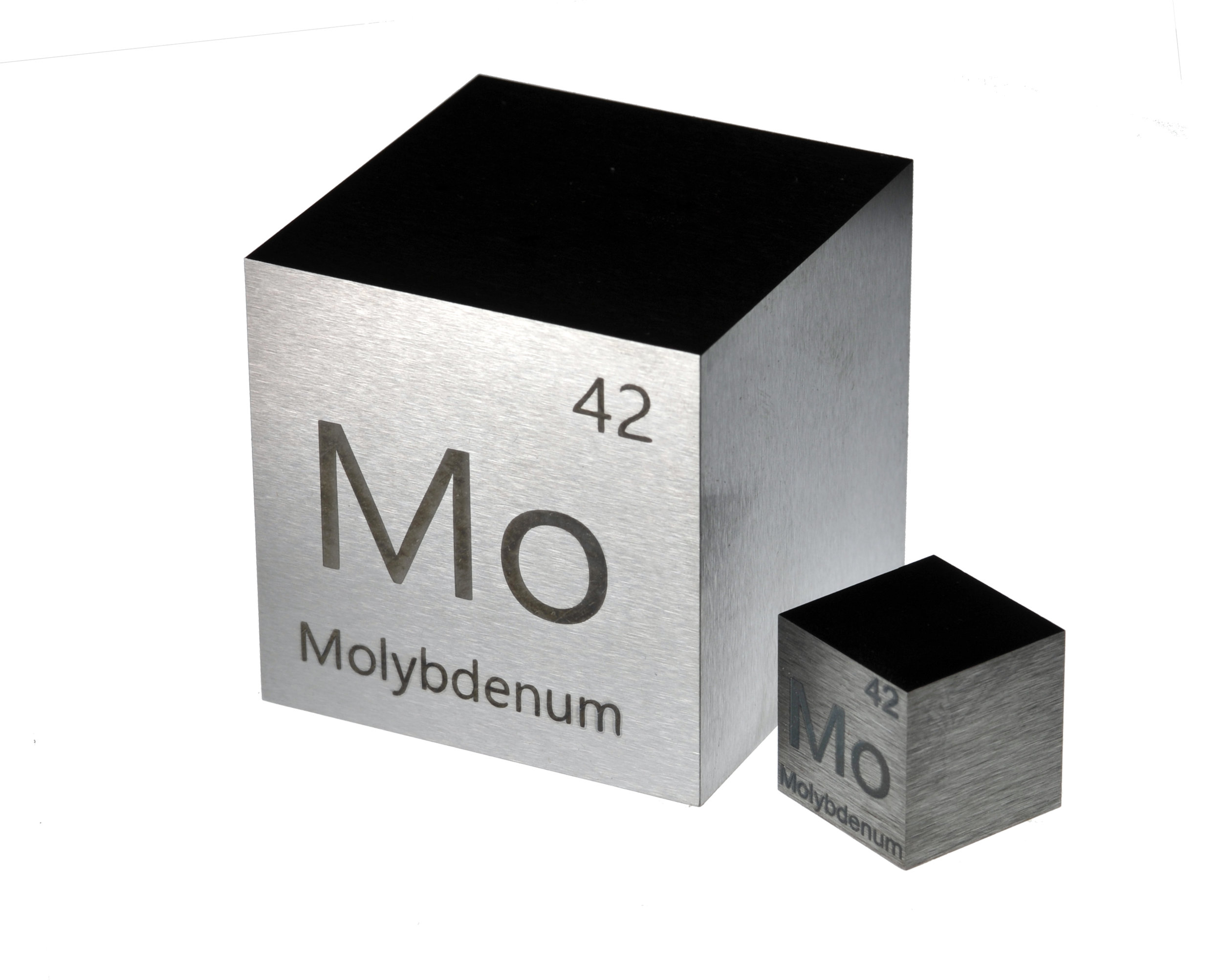 GOONSDS Molybdenum Metal Cube 99.93% Engraved Periodic Table 10mm/0.39Inch Mo Specimen for Laboratory and Collect Decorate 