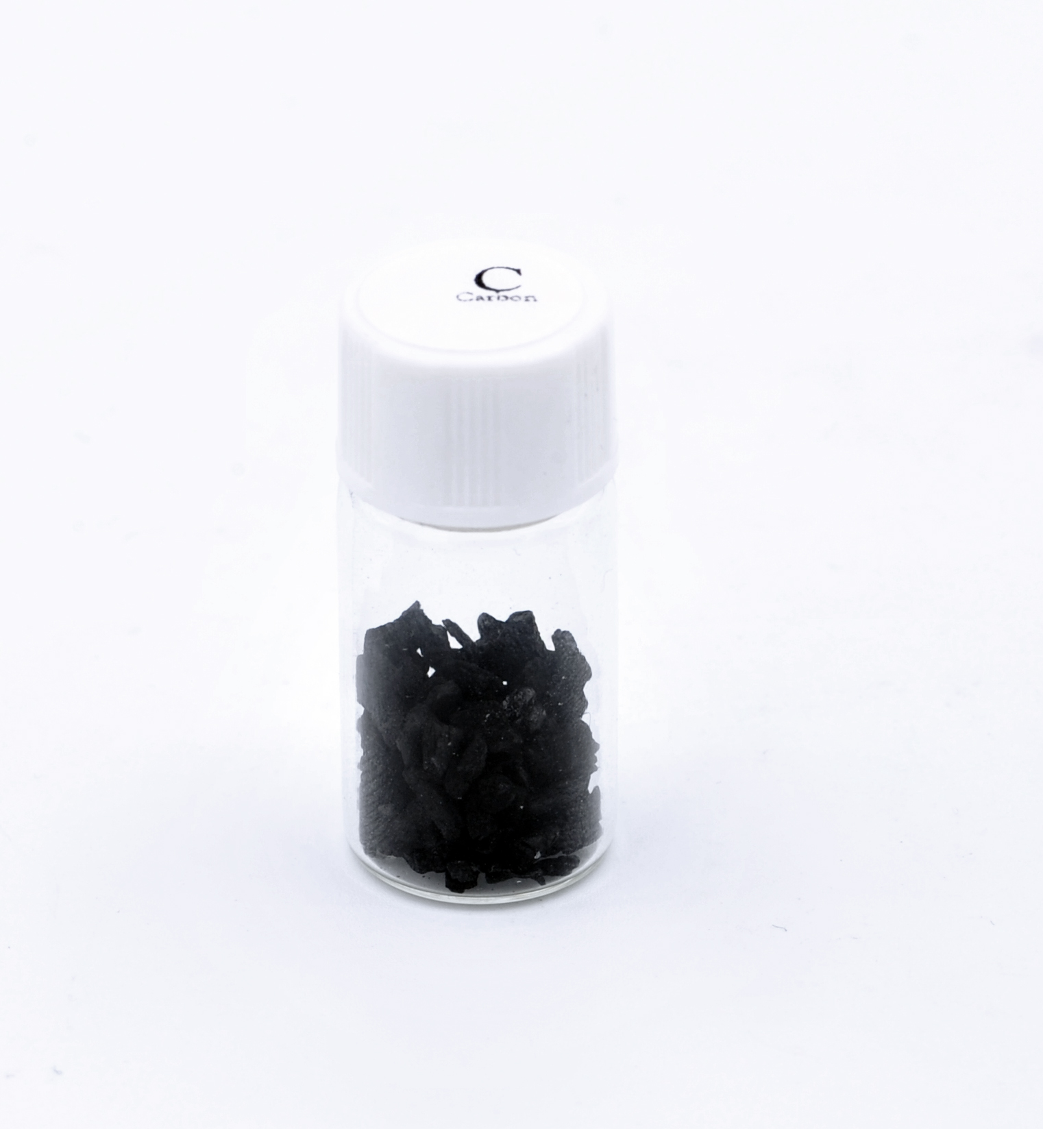 Carbon Element 6 Amorphous Pieces Pure 99.9% 1 Gram in Labeled Glass Vial 