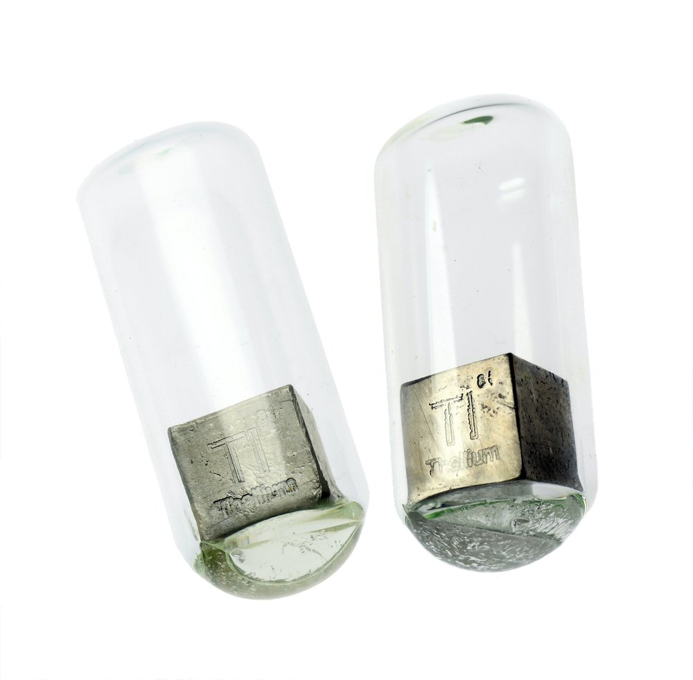 Thallium Metal Cube 99 9 Luciteria