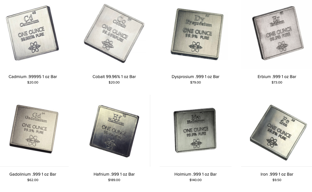 Introducing Elemental Bullion from Luciteria Science!