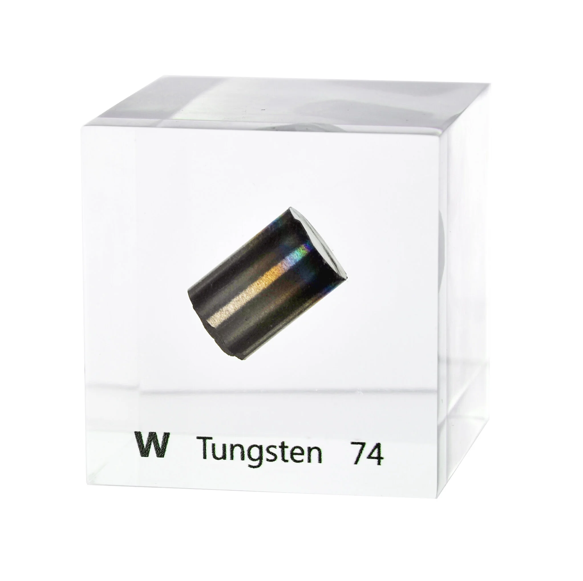 Tungsten 50mm Lucite Cube — Luciteria
