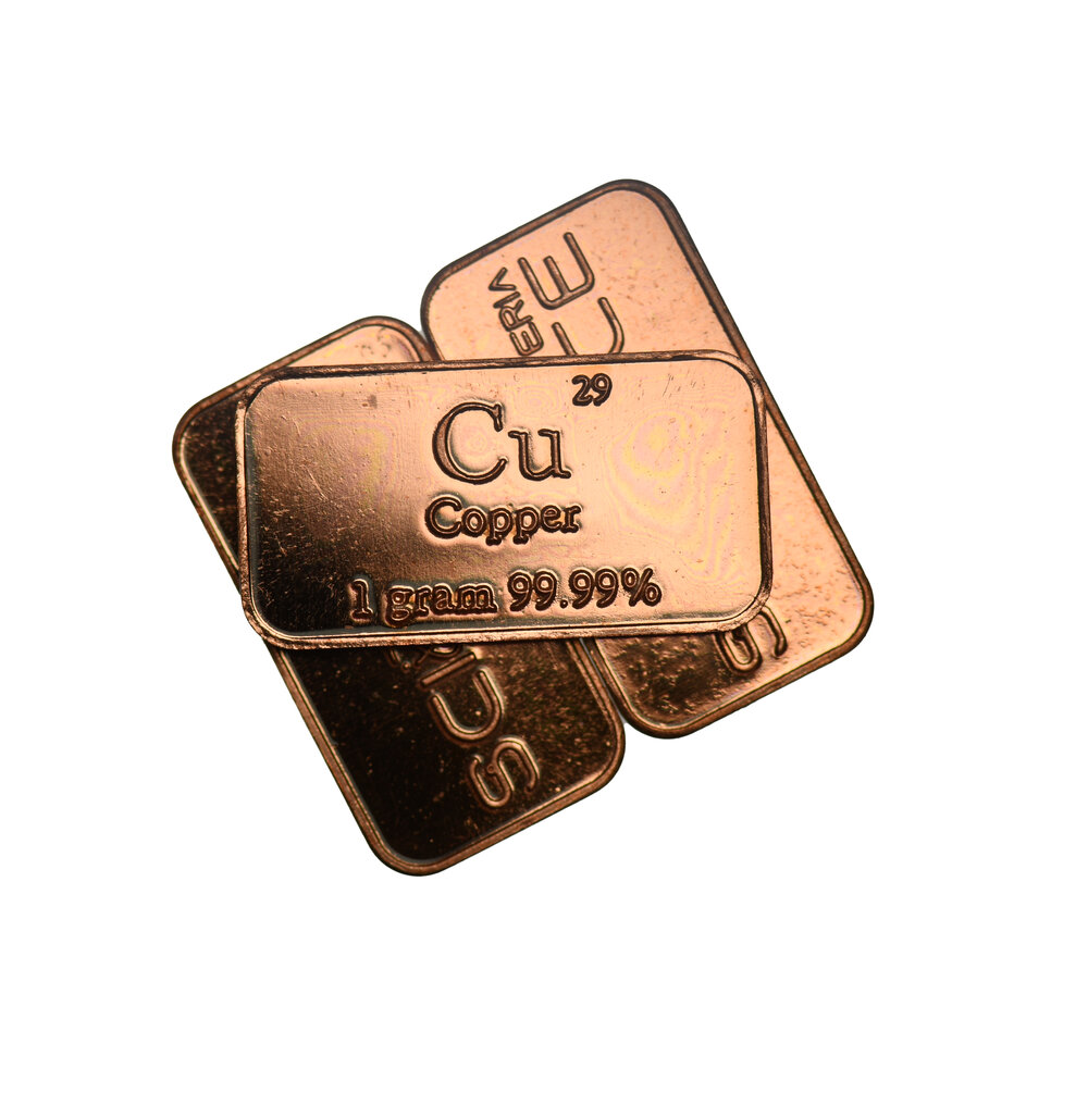 Copper .9999 1 Gram Bar — Luciteria