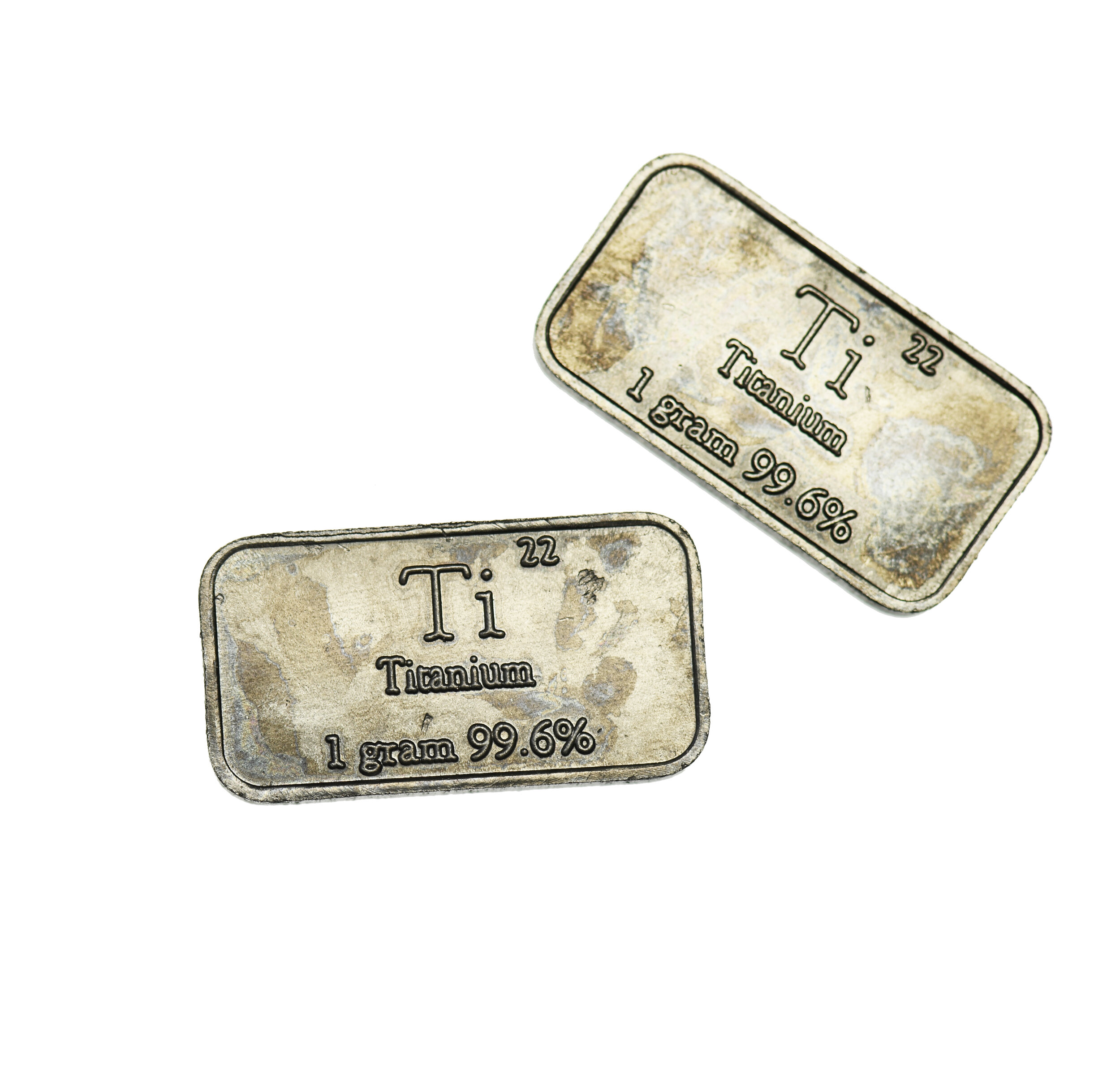 Ti Bullion .996 Fine 1 Lb Bar Made in the USA Titanium One Pound Elemental Coin 