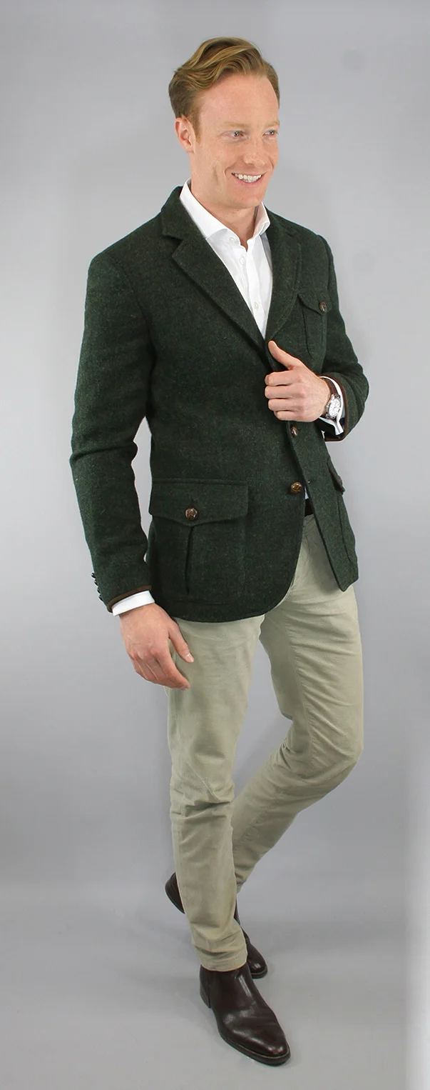 COUNTRY BLAZER dunkelgrün