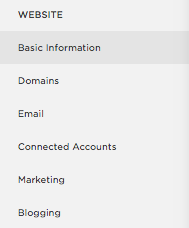 Squarespace website help