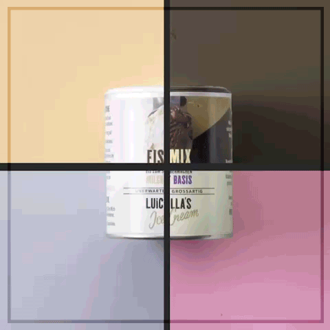 .... LUICELLA’S ICE CREAM MIX: SORBET MIX WITH AVOCADO AND SAKURA CRESS .. Luicella's Eis-Mix: Sorbet mix mit Avocado und Sakura-Kresse ....