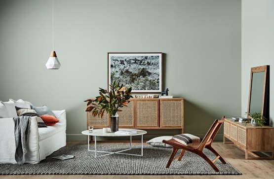 Woven Willow Buffet and TV Cupboard, Elle Luxe Marble Coffee Table, Wilkie Occasional Chair, Aura Bobble Rug, Vittoria Slip Cover Sofa and textiles. All pieces by GlobeWest and available for purchase through Minted Interiors - please email tess@mintedinteriors.com for a quote.