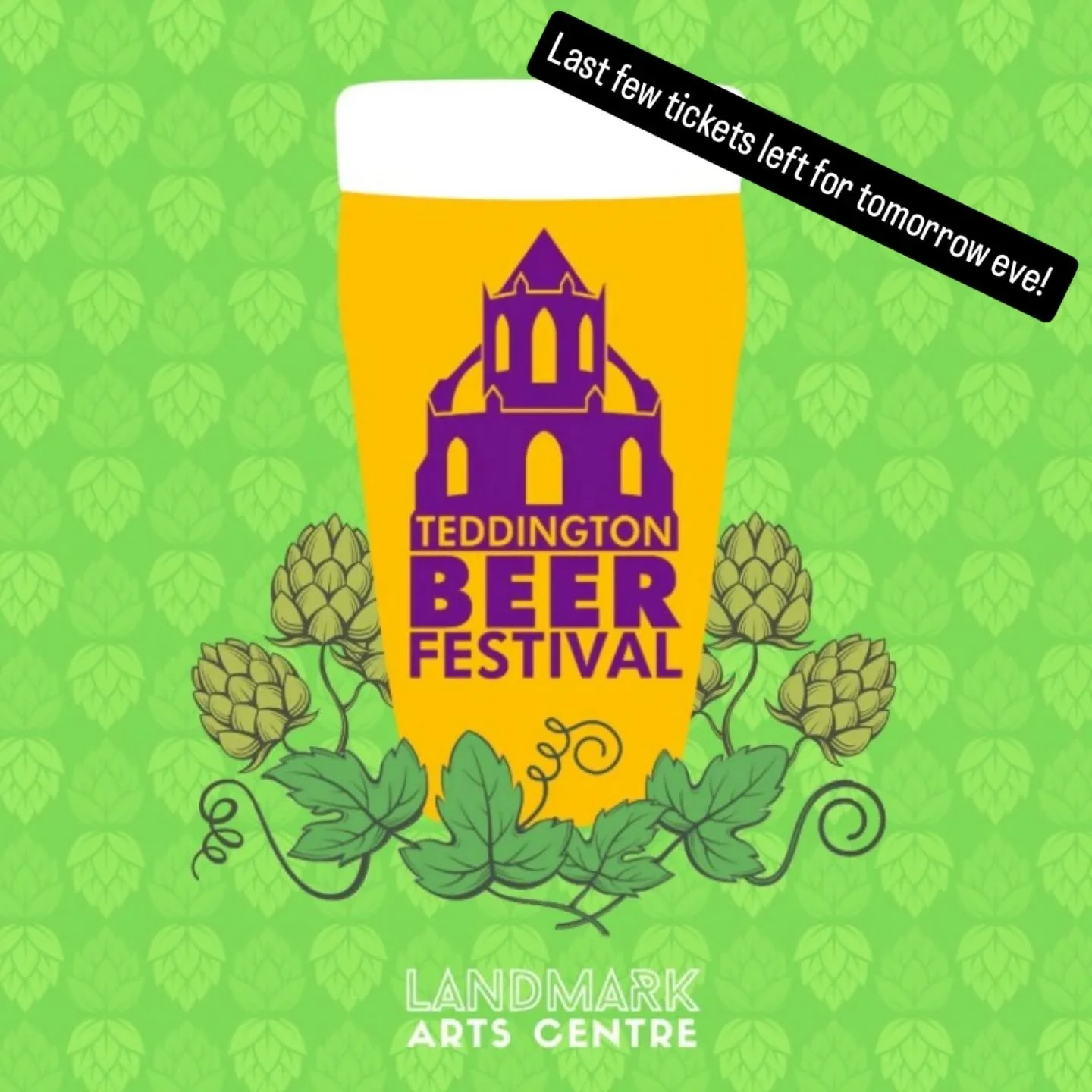 TOMORROW! Come and see us perform at the @landmarkartscentre for its annual @teddingtonbeerfestival .... we are opening things up on Thursday 13 November from 745pm. Click on highlights tab or stories to find link to tickets 🎟