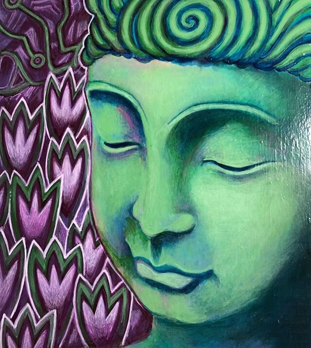 Another Buddah for your eyes. Artist Kathleen Gray #golov20 #portugal #goals #artist #love #loveyourself