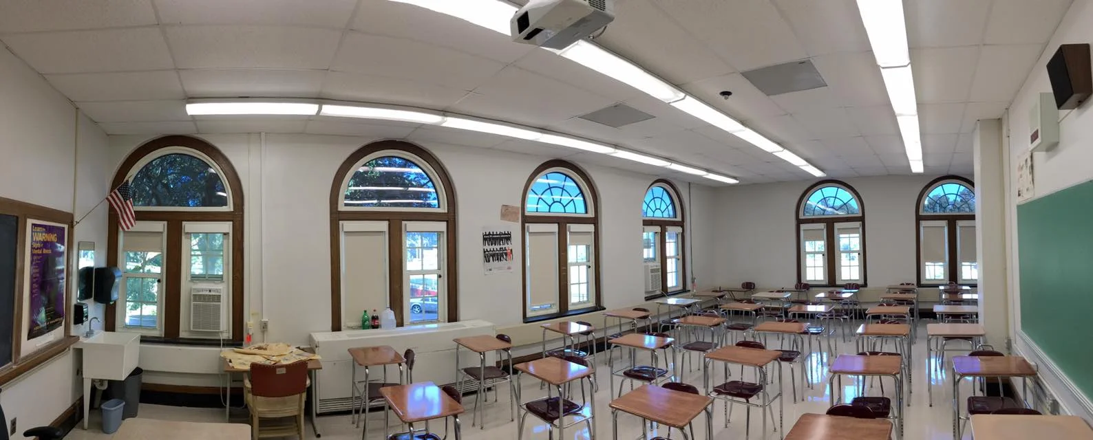 Classroom - After Glass Tint Treatment