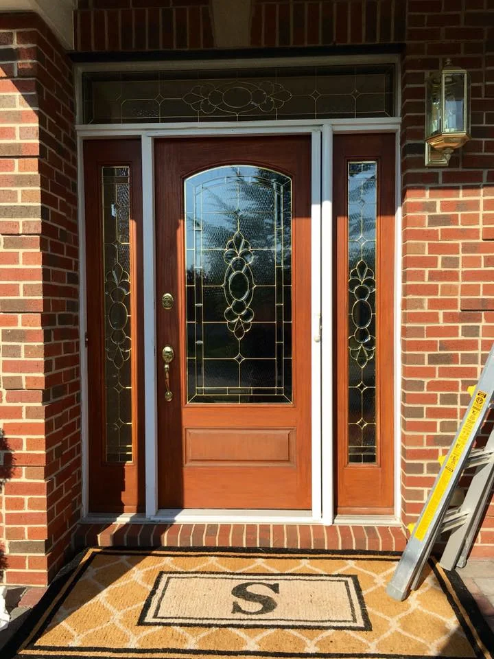 Residential Home - Before Glass Window Treatment