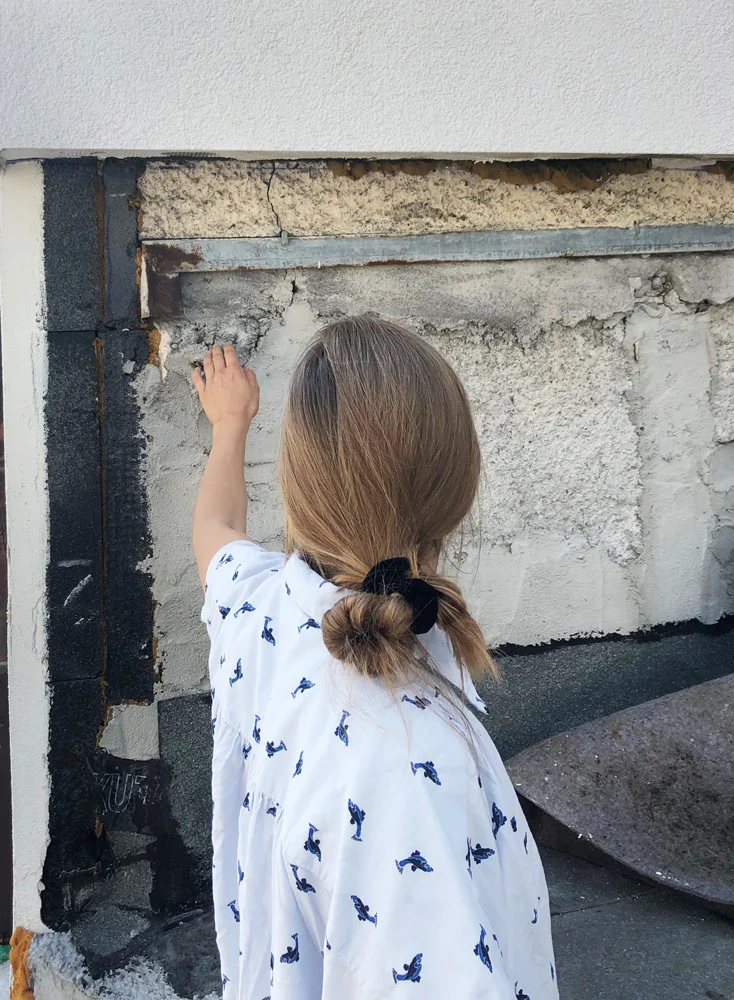 01. Jun 2019 - Über uns - Unsere neue Praktikantin Alice auf Entdeckungstour für die Räumlichen Dorfbilder in Oberurnen, Glarus Nord.