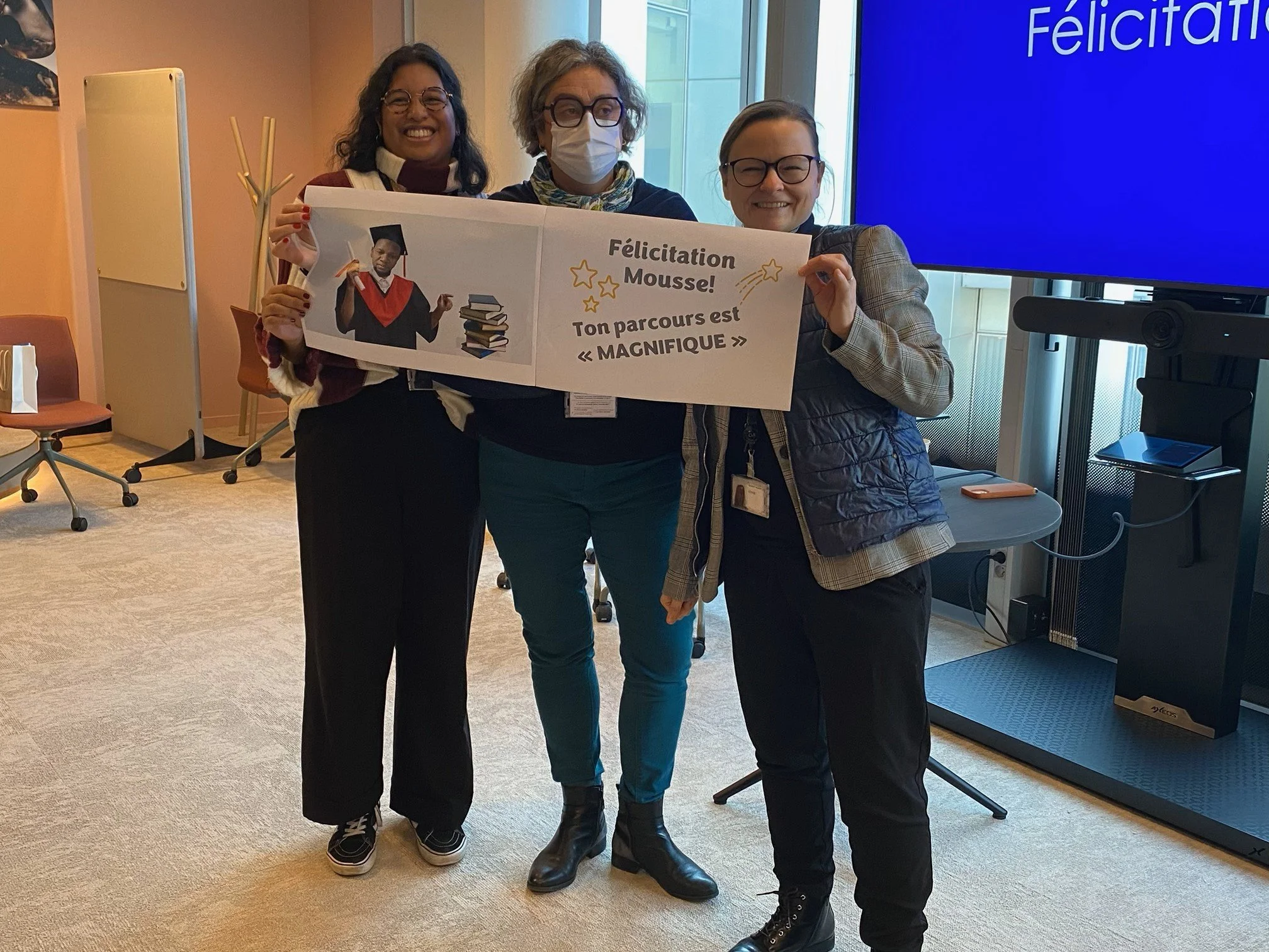 Remise de diplômes chez l'Oréal