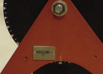 Figure 5 - Photo Shows Latch Release Angle Set at 151 Degrees.