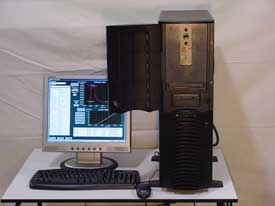 DAQ System Showing Strain Gage Signal Conditioner Inside Locked Case