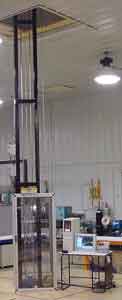 Figure 3 - Explosive Materials Drop Tower with 20-Foot Drop Height