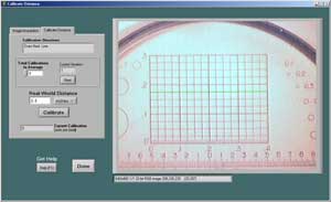Figure 6 - Real World Coordinate Calibration Screen