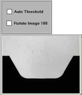 Figure 5a - Auto Threshold and Rotate Image 180 Unchecked
