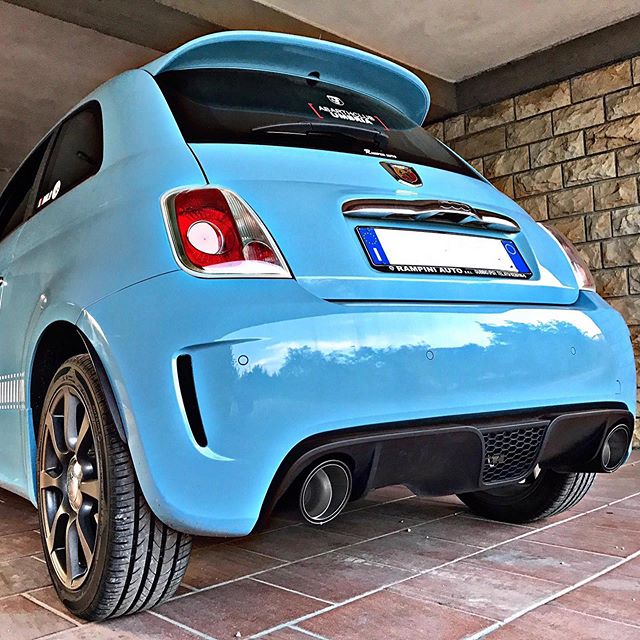 The color of the sky a sound of thunder! ⚡️ 🔥 &bull;
&bull;
#loveabarth #500abarth #exhaustsystem #soundofthunder #raiseperformance #performing #fashioncar #fashionsound #elaborazioniauto #competizione #cv #morethan #followformorepics #exhaustproduc