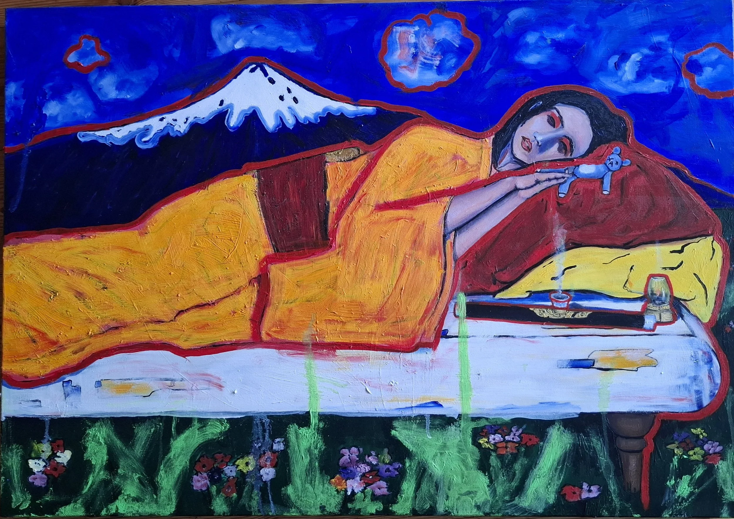 die gefallene blüte