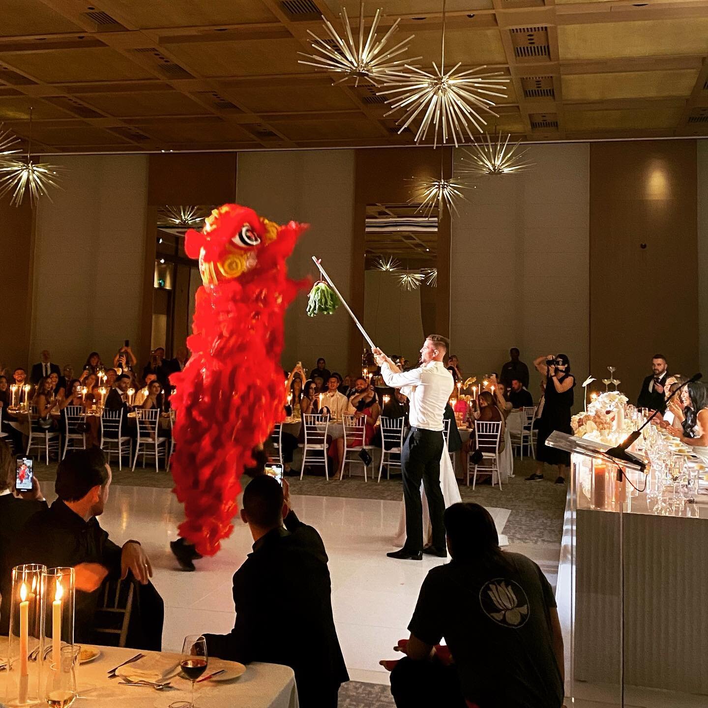 A massive Congratulations to Jason &amp; Pauline on tying the knot earlier this year 🍾

This magnificent celebration took place at @westinperth and included lion dancing and plate smashing paying tribute to the coming together of their Vietnamese &a