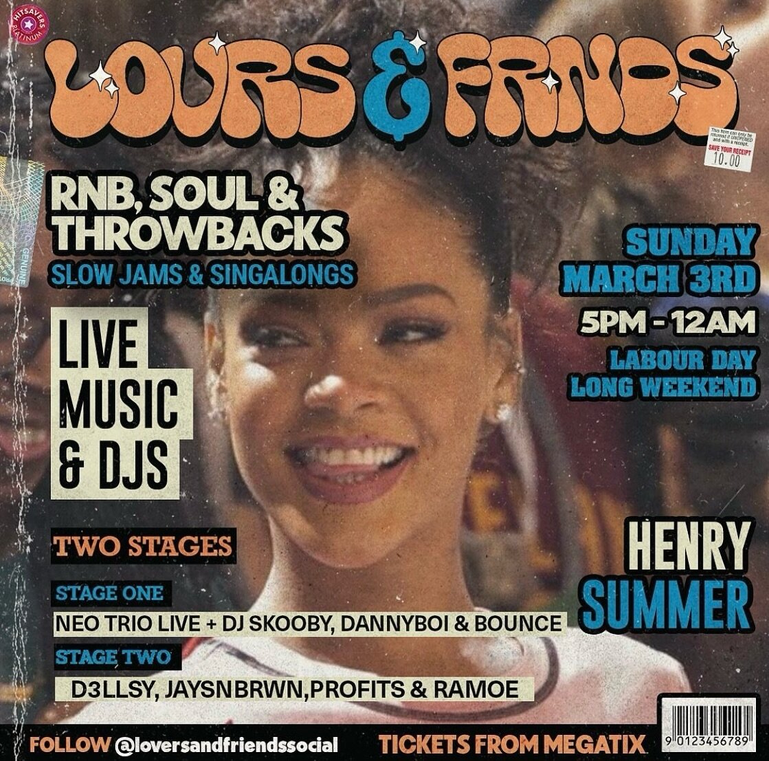 This Sunday come down to @henrysummerbar for the Second Edition of @loversandfriendssocial with DJ Bounce rocking the Live stage alongside @hansfiance &amp; @neotheduo with DJs @skoobysnax23 &amp; @iamdjdannyboi 

Tickets through @megatix.australia g