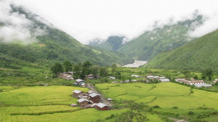 Brahmaputra Valley village