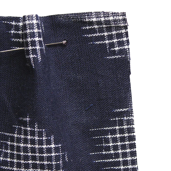 Waffle spot ikat navy zoom.jpg