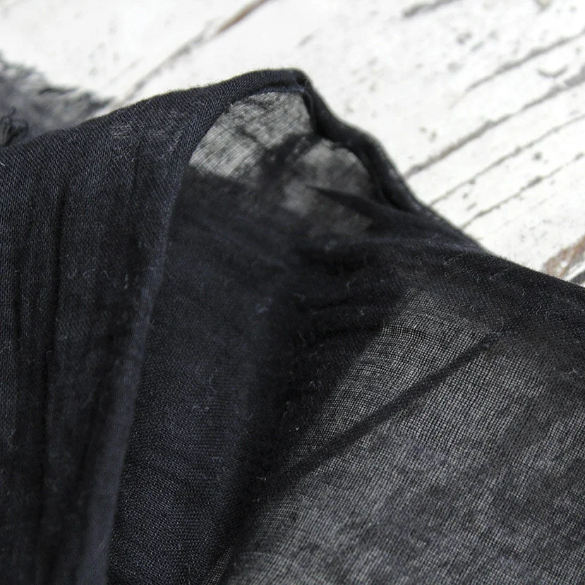 black and white muslin cloths