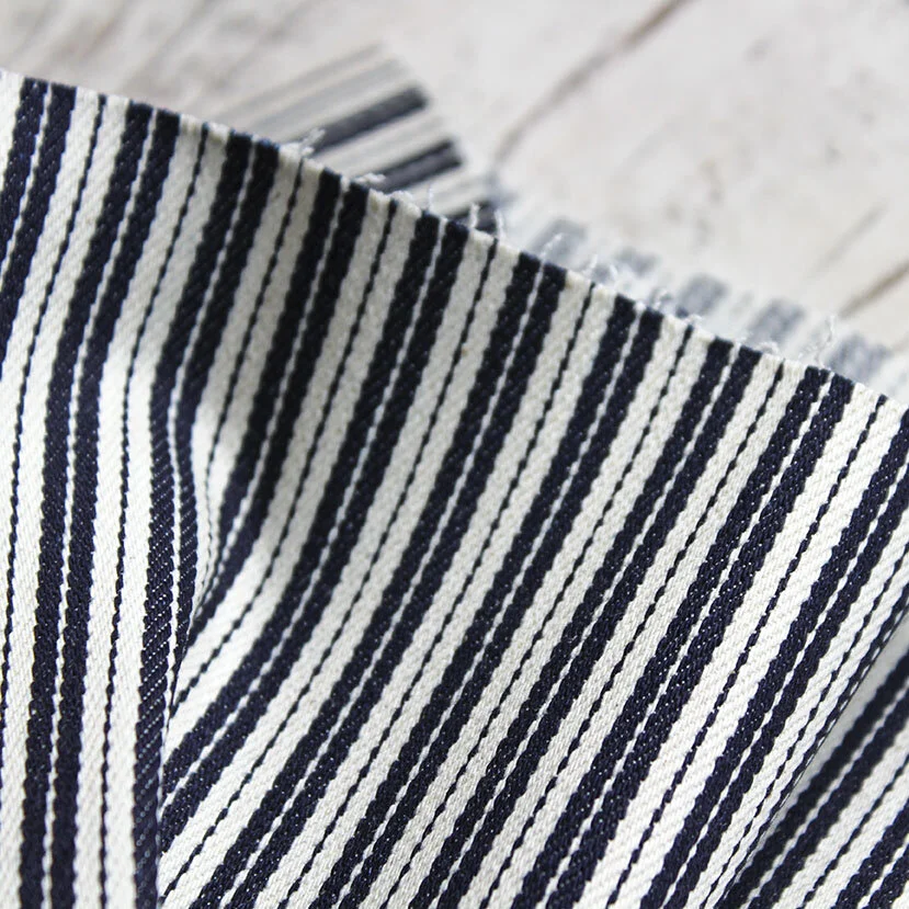 pinstripe denim fabric