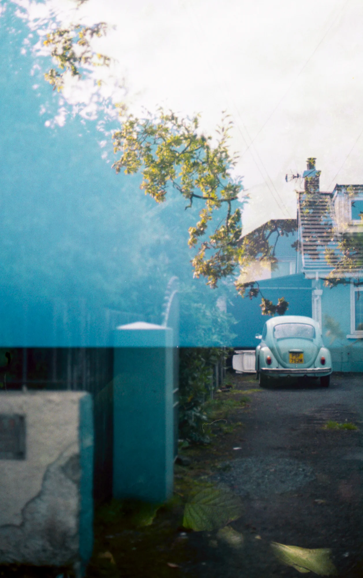 Eunoia . Double exposure on 35mm
