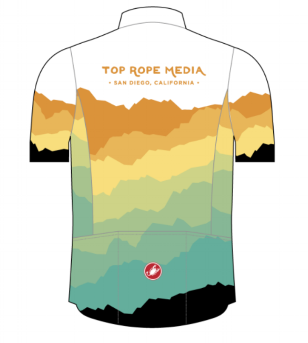 Top Rope Media Castelli Mens Cycling Jersey Back