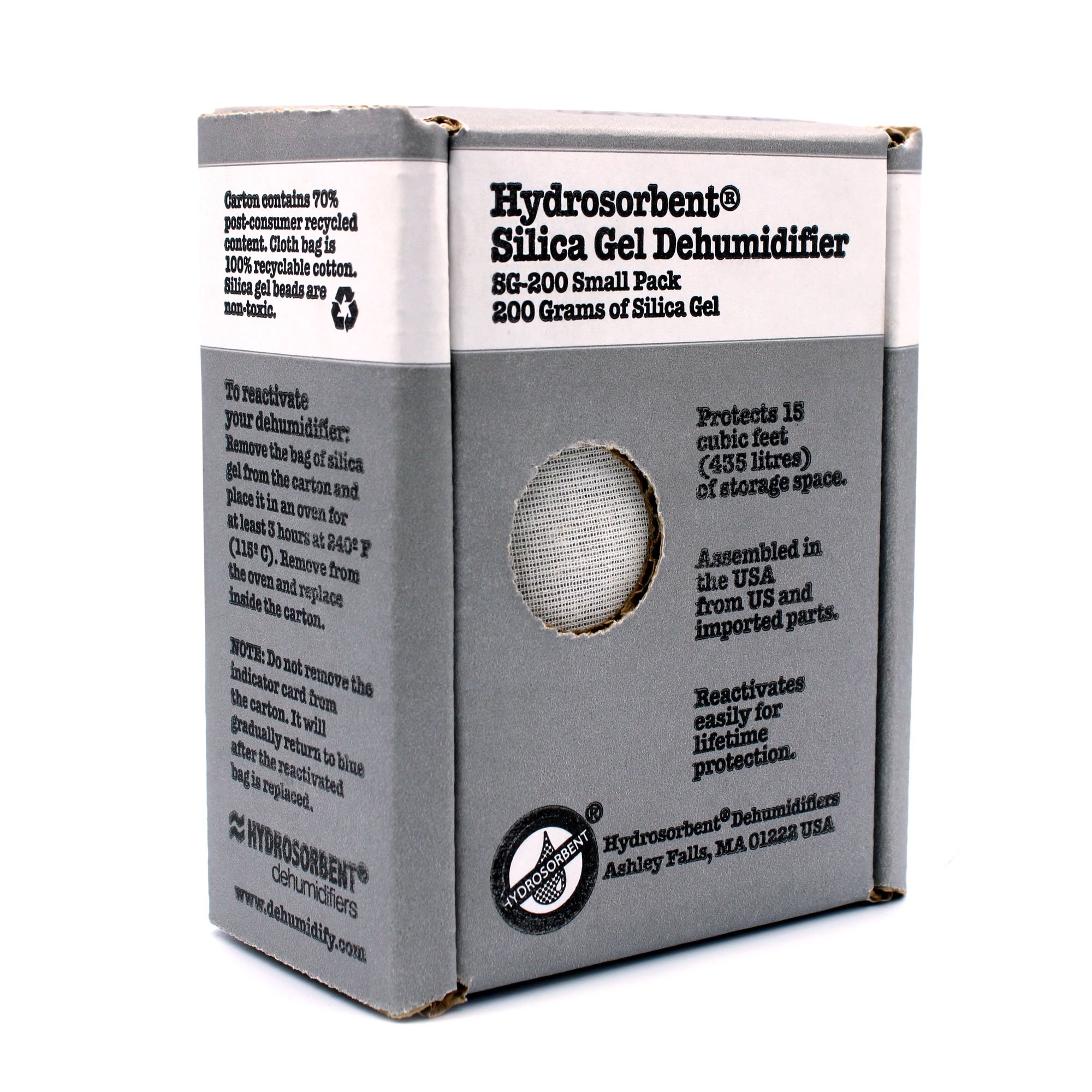 Silica Gel Packets (1/2gm to 10gm) — Hydrosorbent Desiccant Dehumidifiers