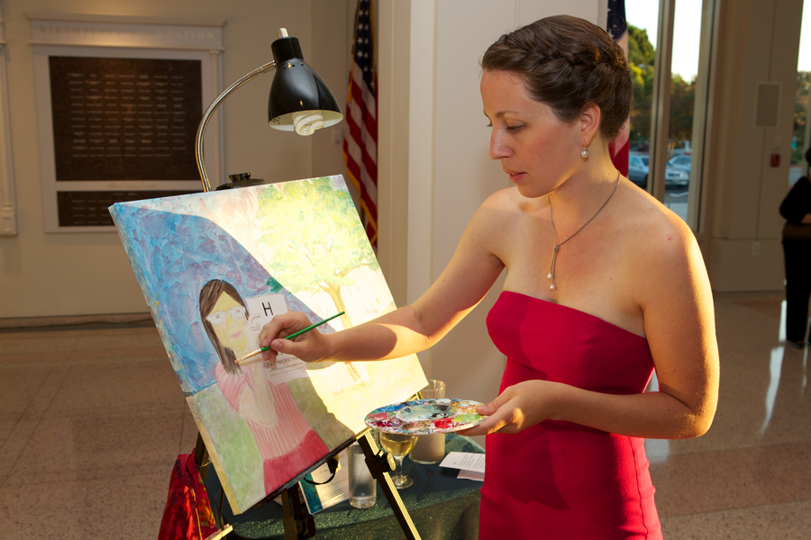 Live Event Painter at Gala Fundraiser