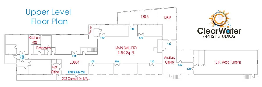 Click to view Operations Bldg. Upper Level Floor Plan