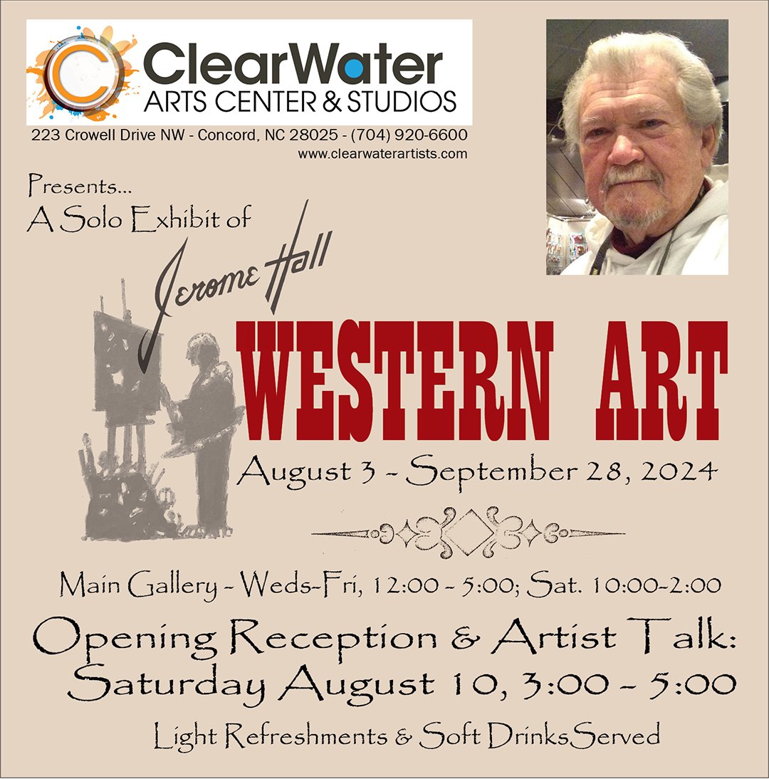 OPENING RECEPTION/ Artist Talk: Jerome Hall Western Art - Original Paintings