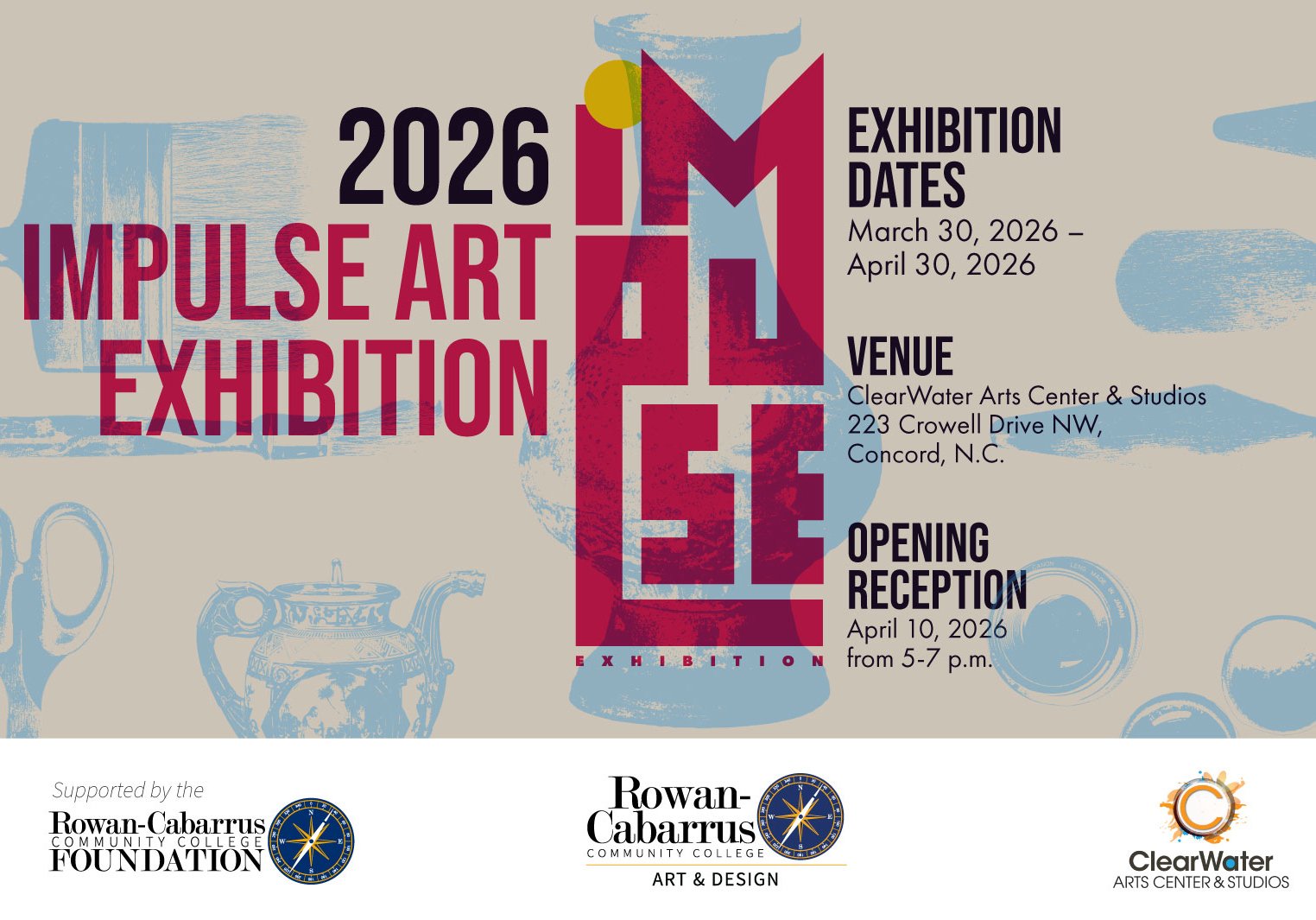 EXHIBITION: Impulse 2026: RCCC Annual Student Art Show