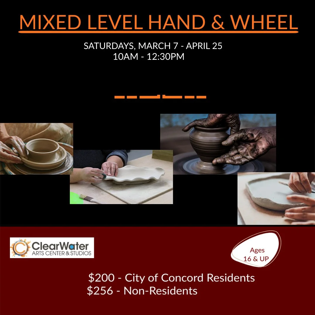 Mixed-Level Hand &amp; Wheel: Saturday Mornings, March 7 - April 25 [8-Week Course]