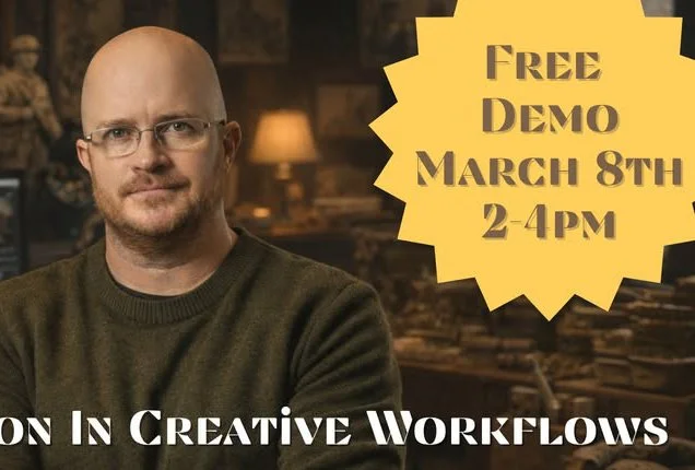 FREE ART DEMO - AI Integration in Creative Workflows with Josh King
