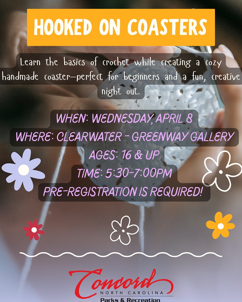 Hooked On Coasters - Crochet a Coaster!