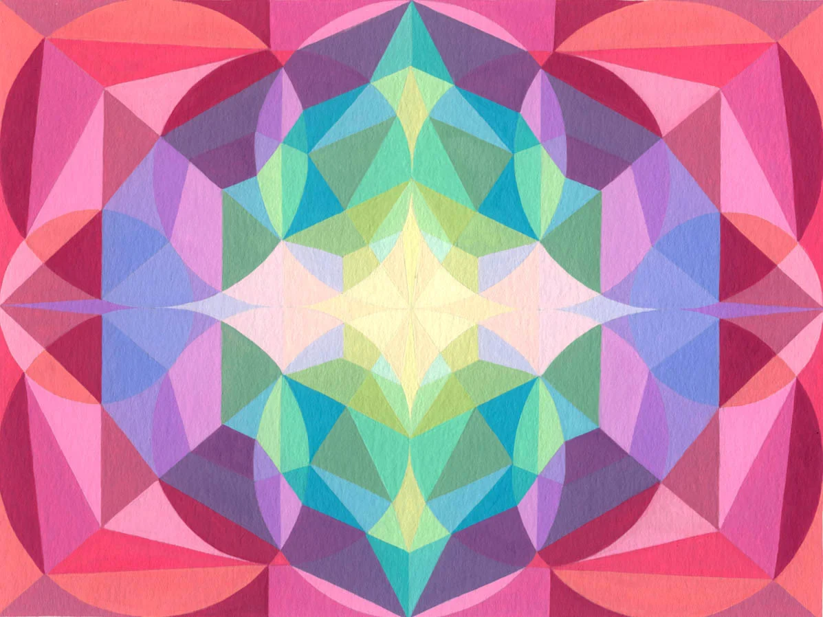 Variations 3 , Gouache, 6"x8", $200