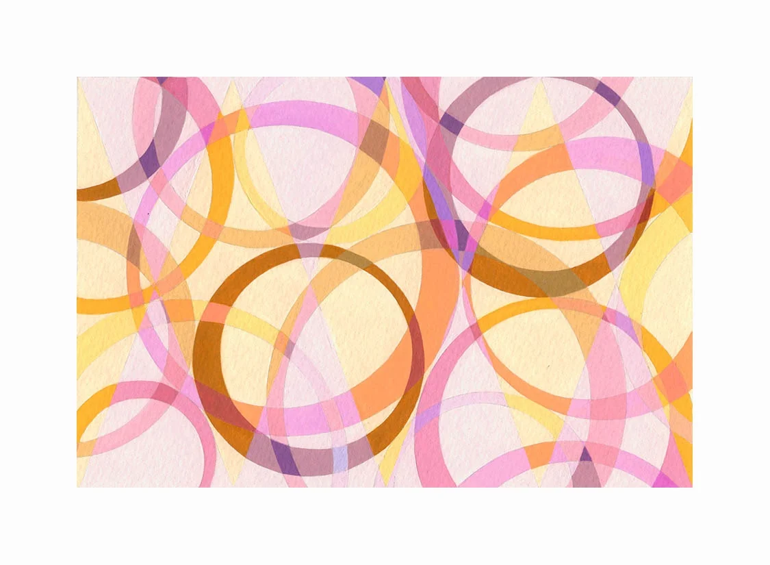 Diamante 1 , Gouache, 4"x6", $125