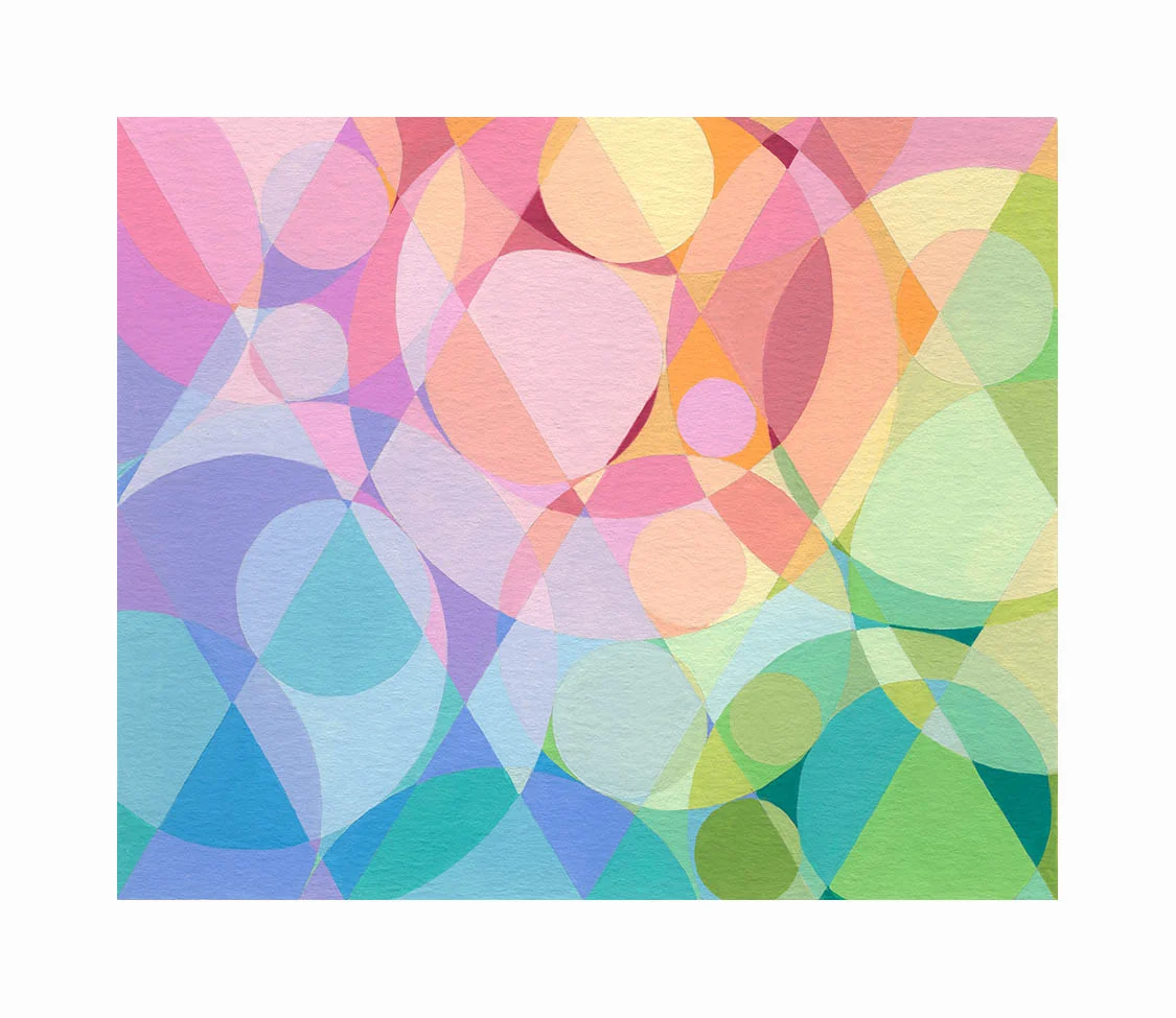 Connections 1 , Gouache, 5"x6", $175