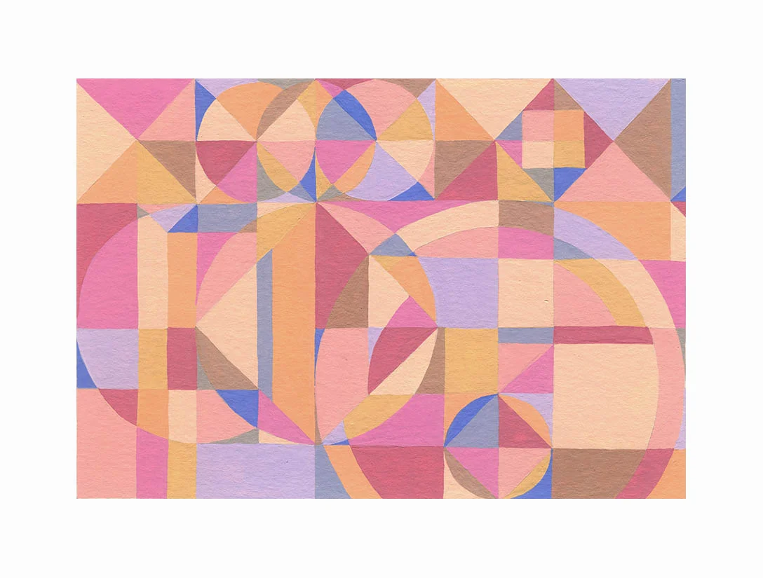 Connections 2, Gouache, 4.5"x5.5", $175