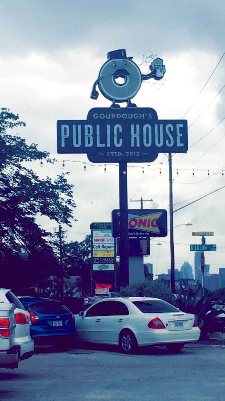 The BEST donuts in Texas! Gourdough's Public House. 
