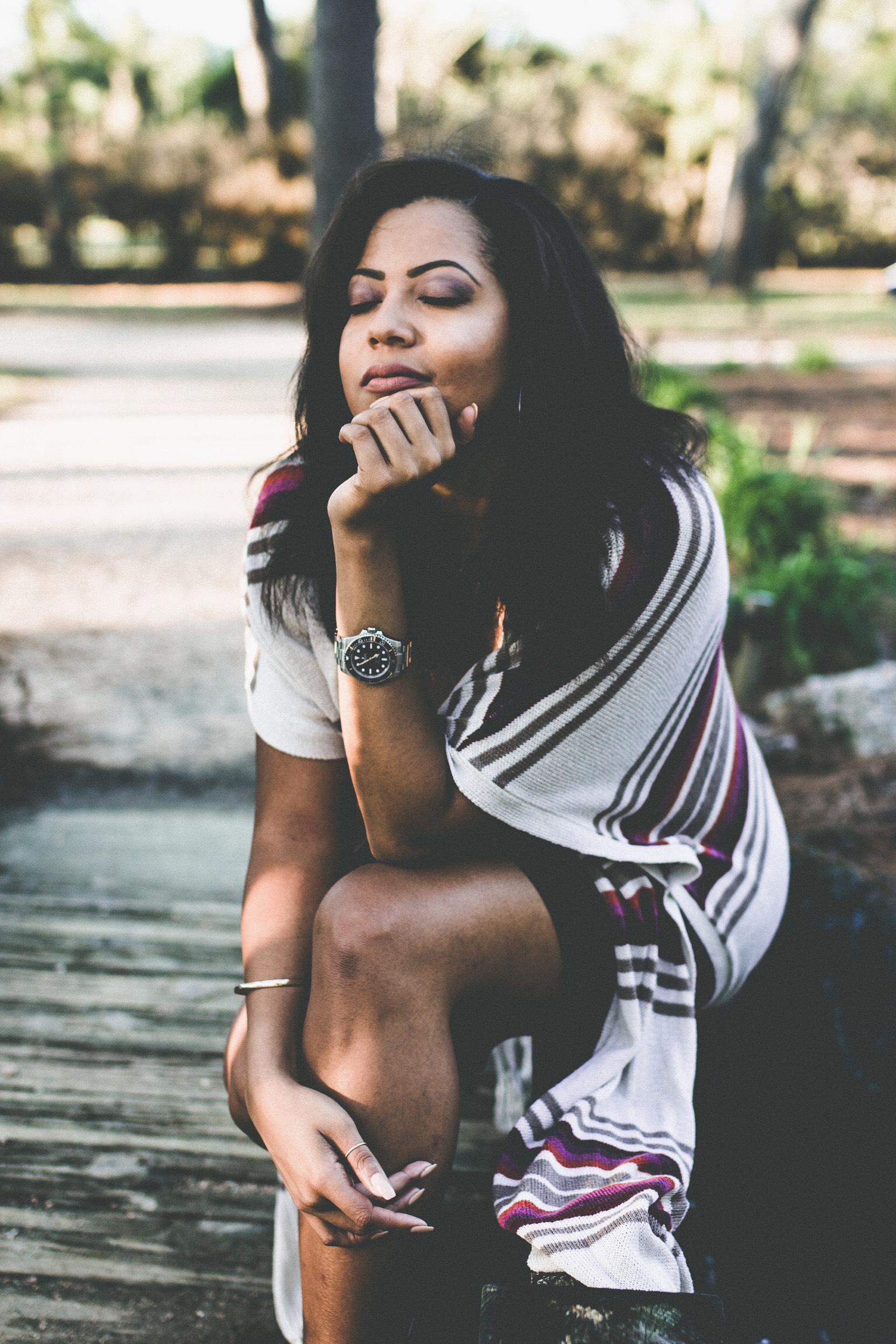 This shot is my favorite. Dress: Chriss Zoe Boutique | Wrap: Francesca's 