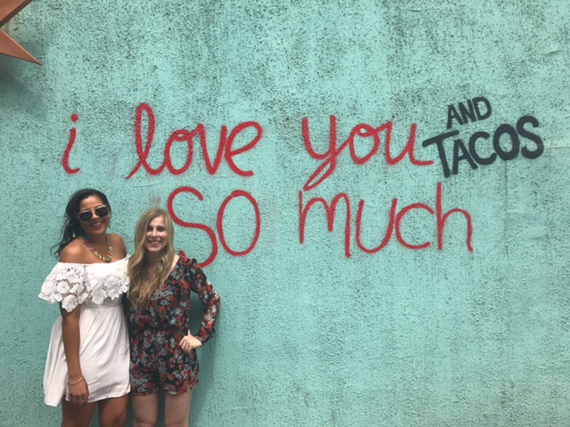 The only person who loves tacos more than me. And I love her more than tacos: LARN!