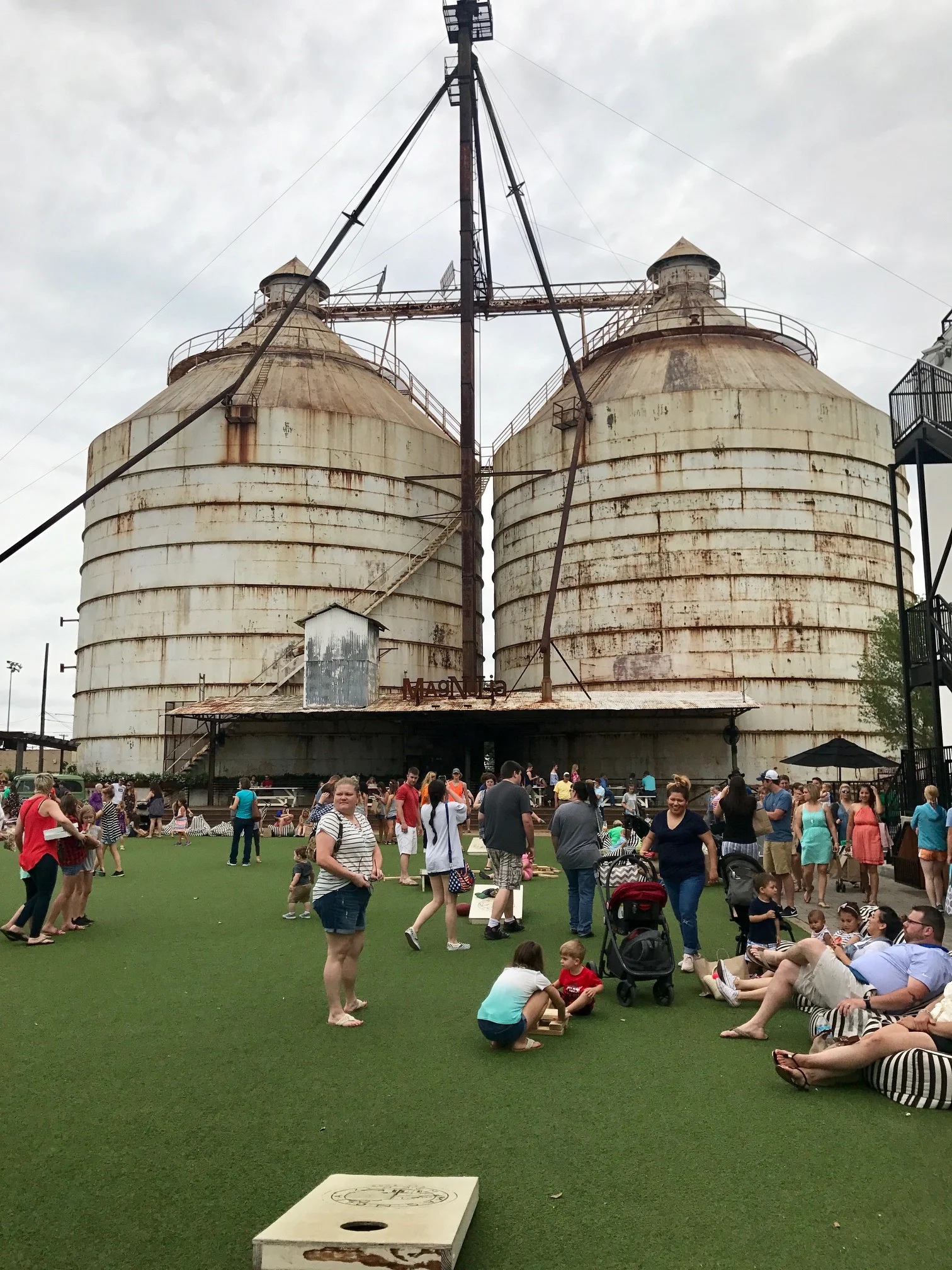 The Silos! They are massive, and no picture will do them justice.