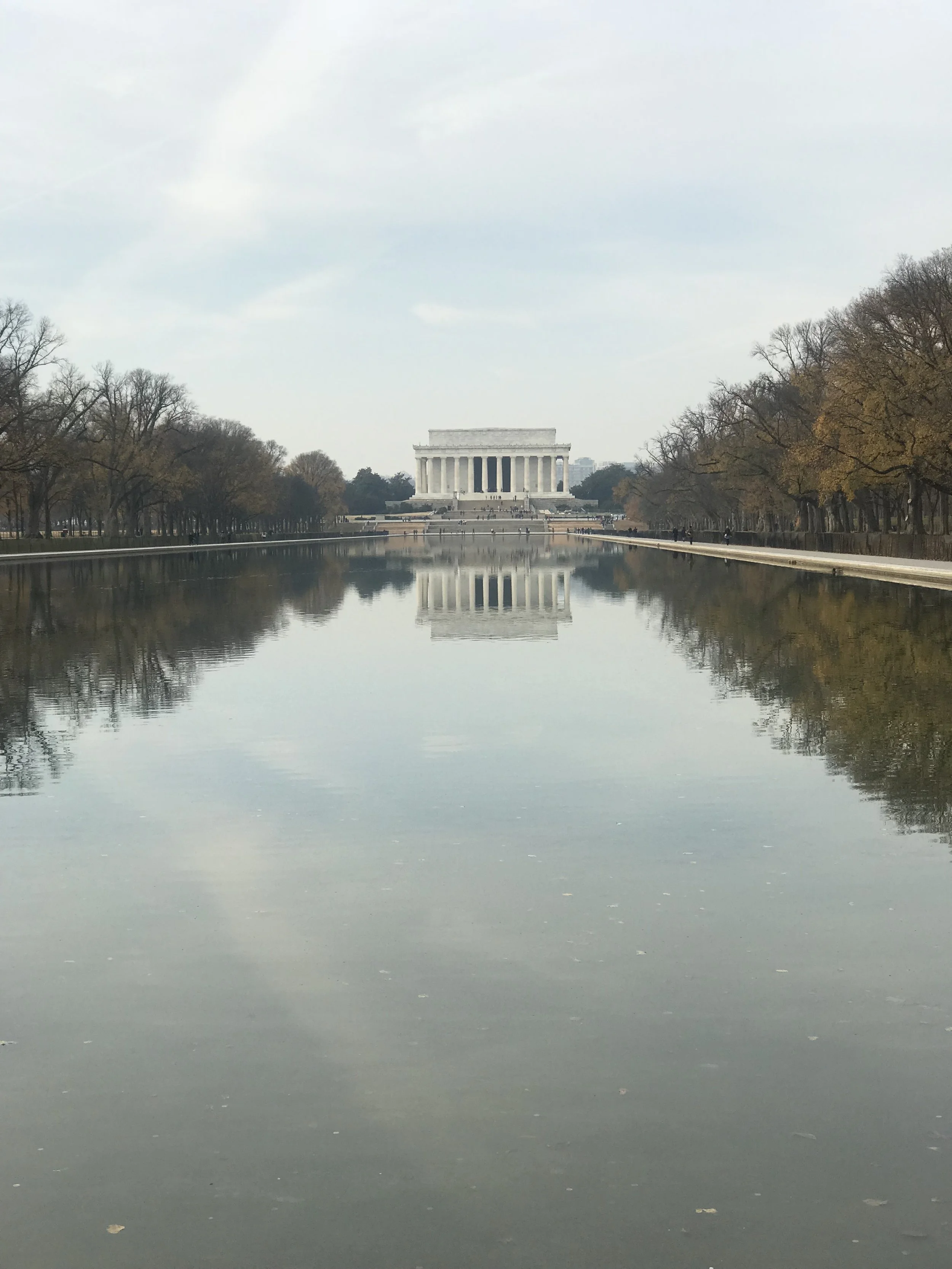 This view of the Lincoln Memorial is gorgeous! iPhone Camera ftw 